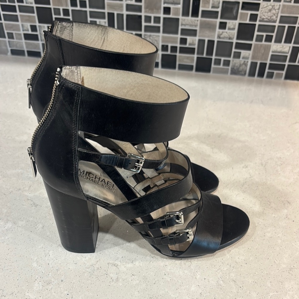 Mk heels gently worn